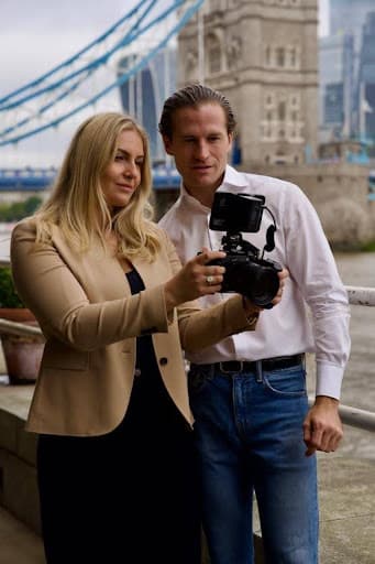 Holly and Joe at work